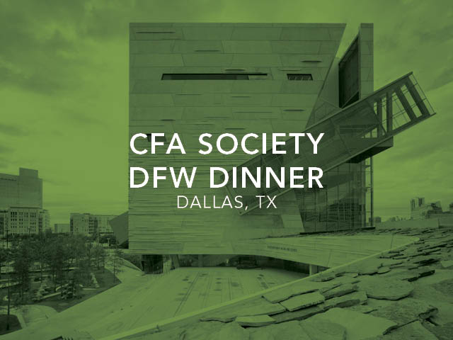 CFA Society DFW Dinner